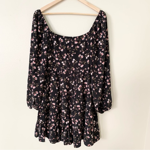 Wayf Dresses & Skirts - | wayf • floral ballon sleeve tiered babydoll dress • size small |